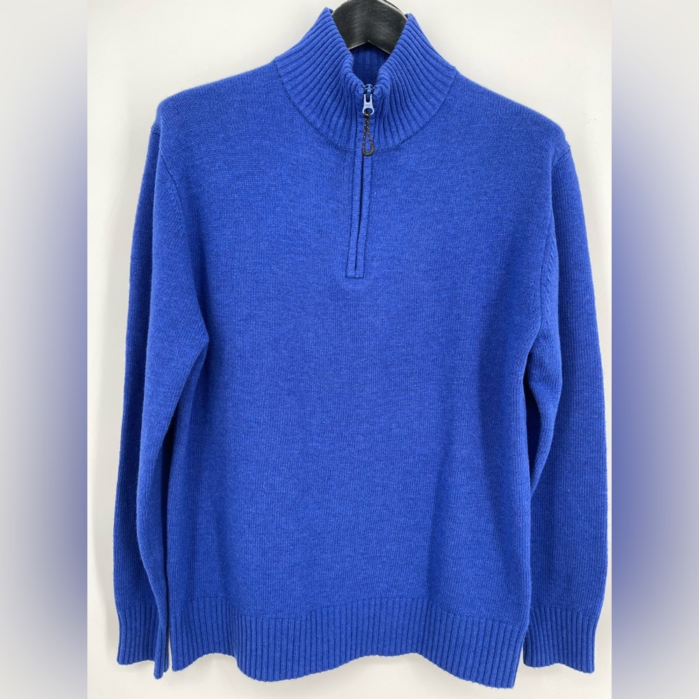 Beretta Blue Wool Hunting Sweater/Size M made in Italy‎ Exceptional Quality